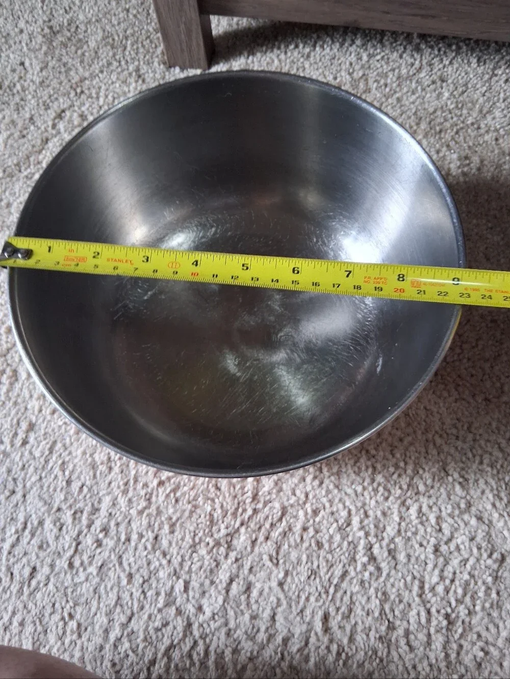 Original Sunbeam Mixmaster Stainless Mixing Bowls 6 1/4 And 9
